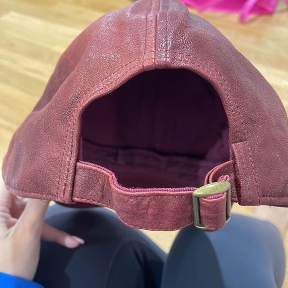 J. Crew Leather Baseball Cap